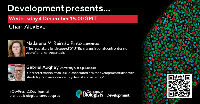 Catch up on Development presents… December webinar on gene regulation