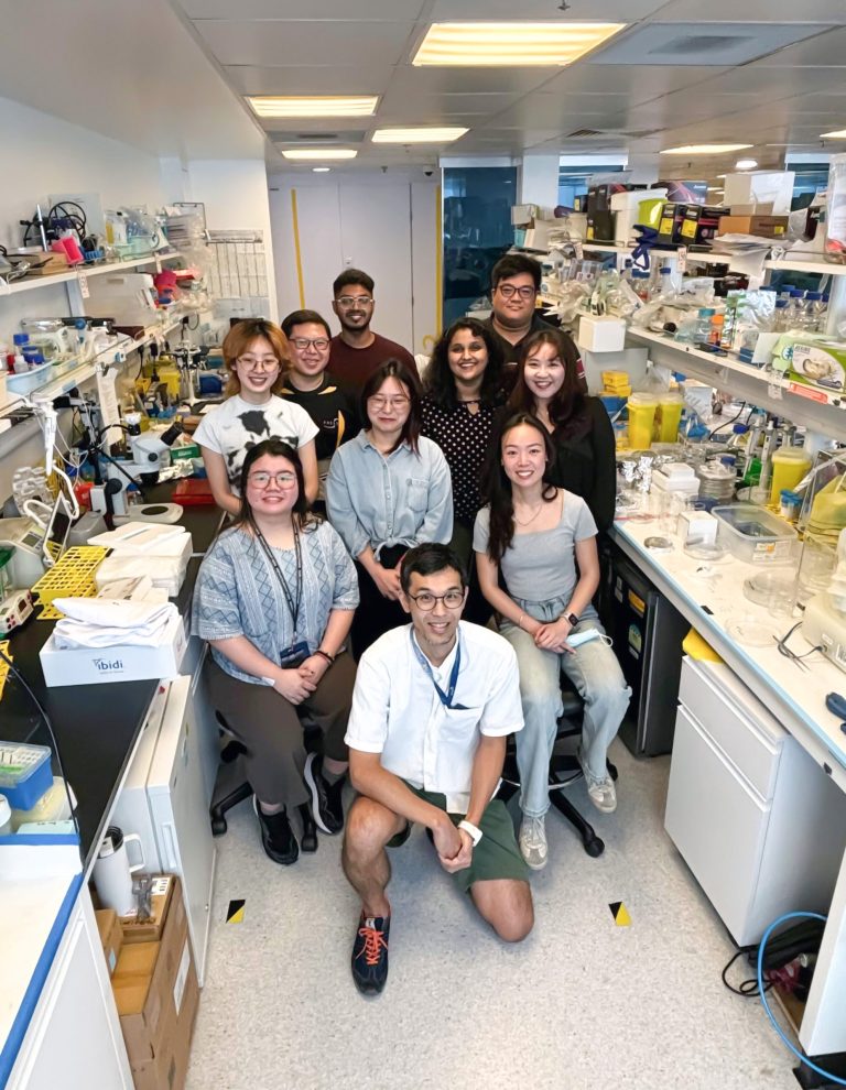 Lab meeting with the Hirashima lab