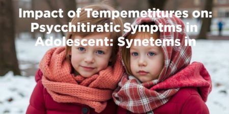 Impact of Temperature Exposure on Psychiatric Symptoms in Adolescents: