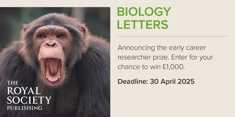 Biology Letters Early Career Researcher competition