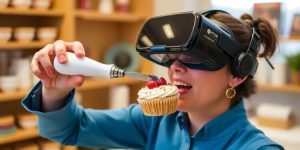 Revolutionary Device Enables Virtual Reality Cake Tasting Experience