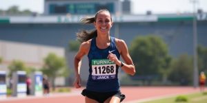 Trailblazing Female Athlete Poised to Shatter the 4-Minute Mile Barrier,