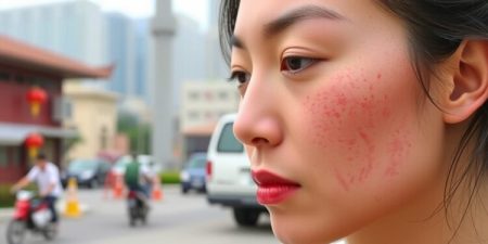 Air Pollution Linked to Increased Skin Redness in Taiwanese Adults: The