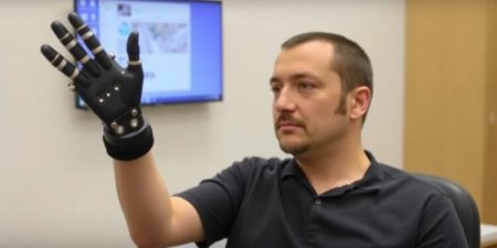 Paralyzed Individual Controls Robotic Arm Using